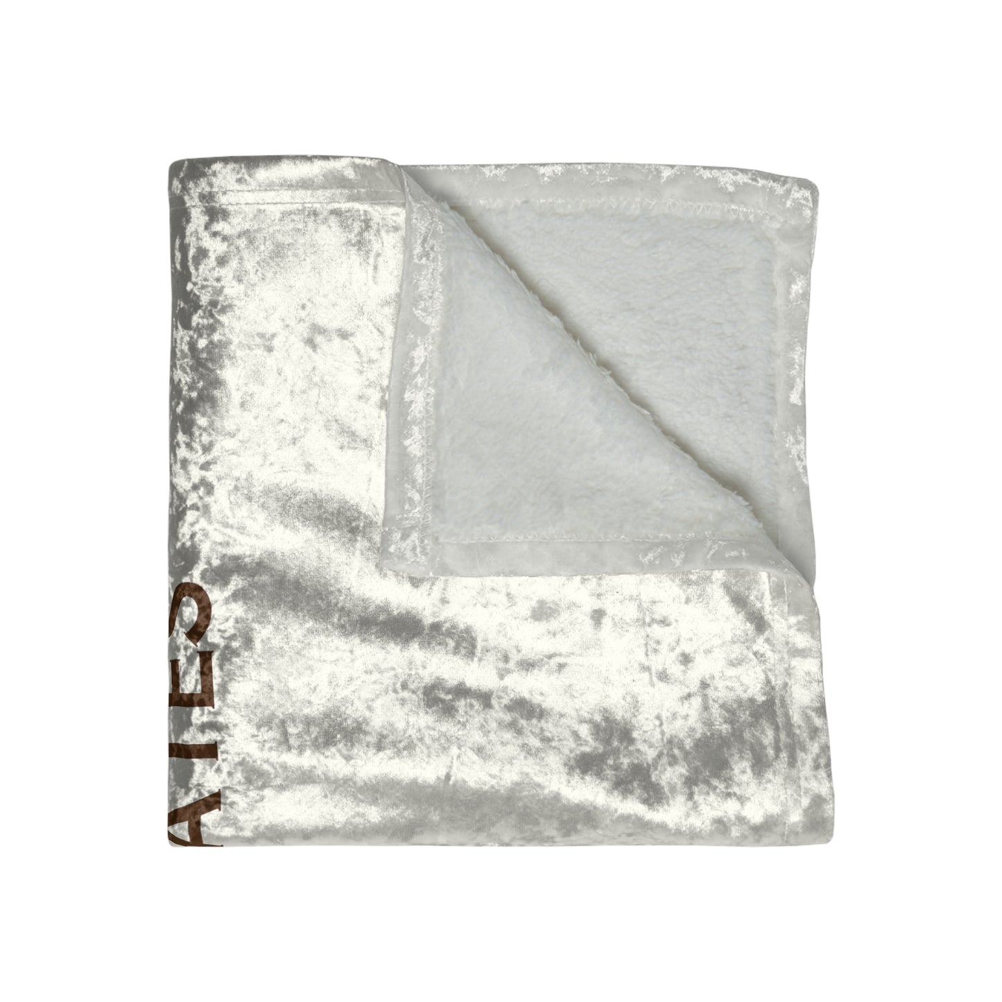 Crushed Velvet Blanket for movie nights!